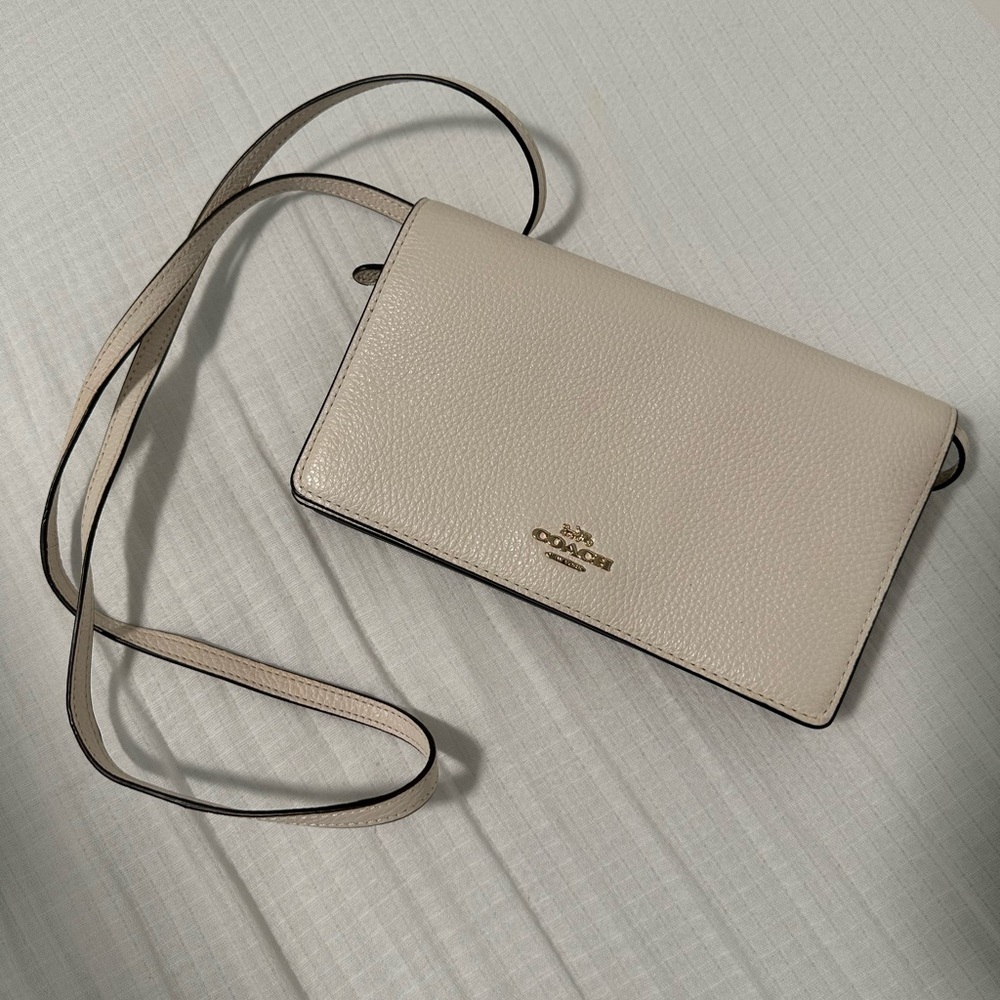 Coach Hayden Foldover Clutch Ivory